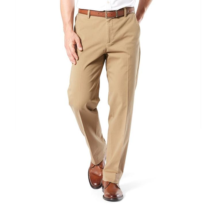 Men's Dockers&reg; Smart 360 Flex Classic-fit Workday Khaki Pants D3, Size: 33x29, Beig/green (beig/khaki)