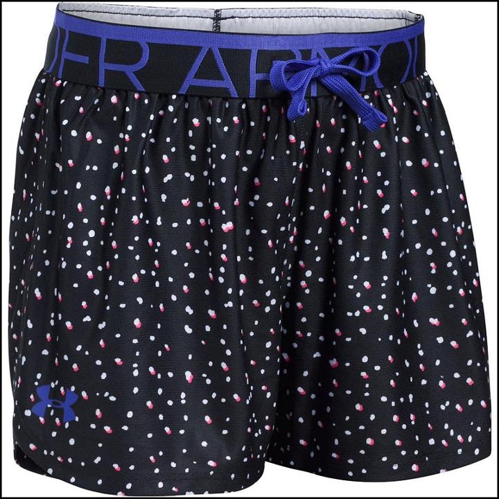 Girls 7-16 Under Armour Play Up Printed Shorts, Size: Large, Oxford