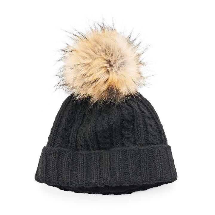 Women's Sijjl Cable-knit Wool Beanie, Multicolor