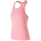 Women's New Balance Lace Up For The Cure Heather Tech Racerback Tank, Size: Medium, Yellow
