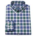 Men's Croft & Barrow&reg; True Comfort Fitted Oxford Stretch Dress Shirt, Size: 16.5-32/33, Green
