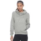Women's Nike Funnel Neck Running Hoodie, Size: Large, Grey Other