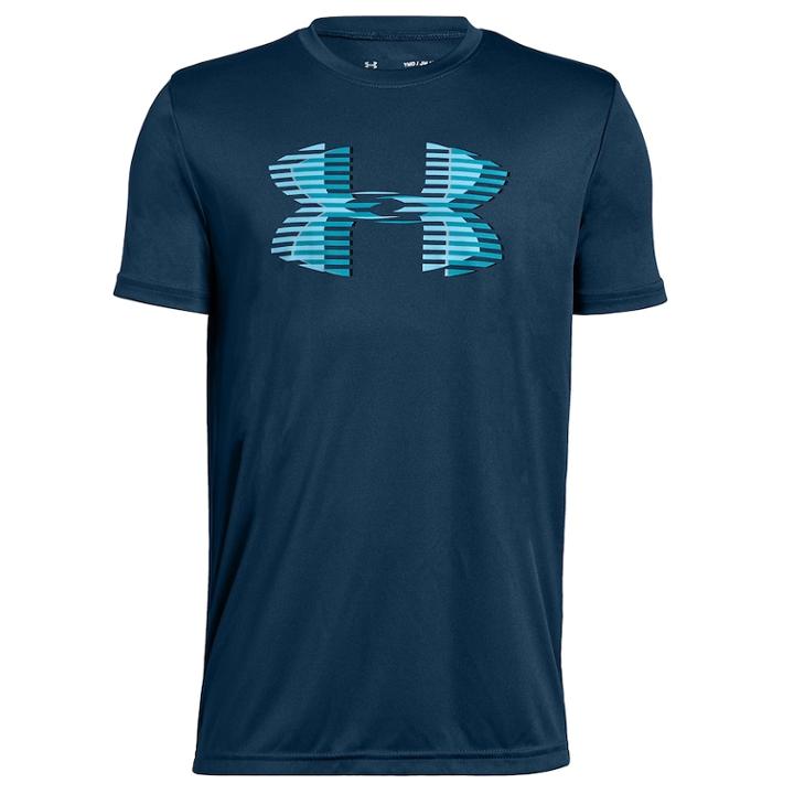 Boys 8-20 Under Armour Big Logo Tee, Size: Xl, Blue