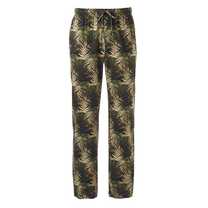 Big & Tall Croft & Barrow&reg; True Comfort Knit Lounge Pants, Men's, Size: Xl Tall, Green