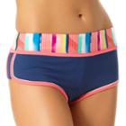 Women's Cole Of California Endless Summer Boyshort Bottoms, Size: Large, Ovrfl Oth