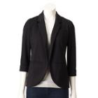 Women's Lc Lauren Conrad Ponte Open Front Blazer, Size: 2, Black