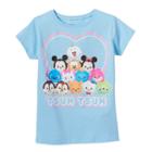 Disney's Tsum Tsum Girls 4-7 Olaf, Winnie The Pooh & Stitch Graphic Tee, Girl's, Size: 5, Blue