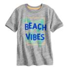 Boys 4-7x Sonoma Goods For Life&trade; Beach Vibes Velour Palm Trees Graphic Tee, Size: 7x, Med Grey