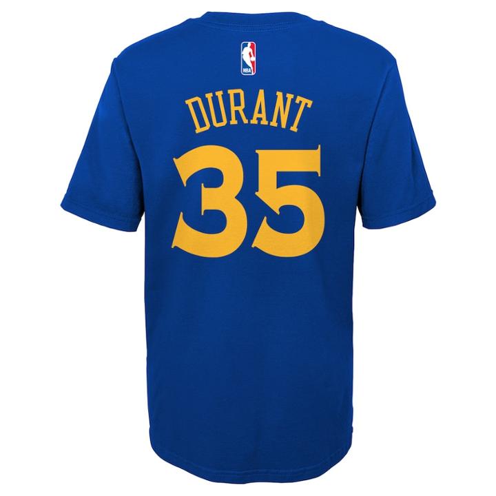 Boys 4-7 Golden State Warriors Kevin Durant Name And Number Tee, Size: S 4, Blue Other