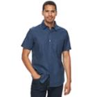 Men's Apt. 9&reg; Premier Flex Slim-fit Stretch Soft Touch Button-down Shirt, Size: Small Slim, Blue
