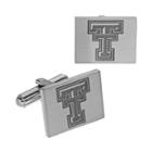 Fiora Stainless Steel Texas Tech Red Raiders Team Logo Cuff Links, Men's, Multicolor