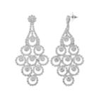 Crystal Avenue Circle Kite Earrings, Women's, Grey