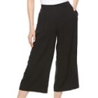 Women's Apt. 9&reg; Solid Soft Culottes, Size: Xxl, Black