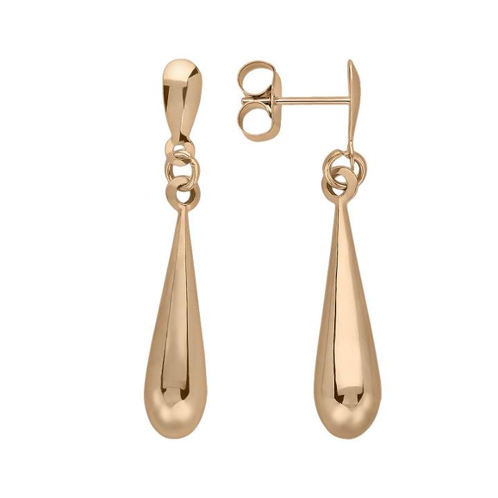 Everlasting Gold 10k Gold Teardrop Earrings, Women's, Yellow