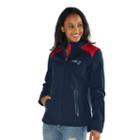 Women's New England Patriots Special Teams Softshell Jacket, Size: Medium, Blue (navy)
