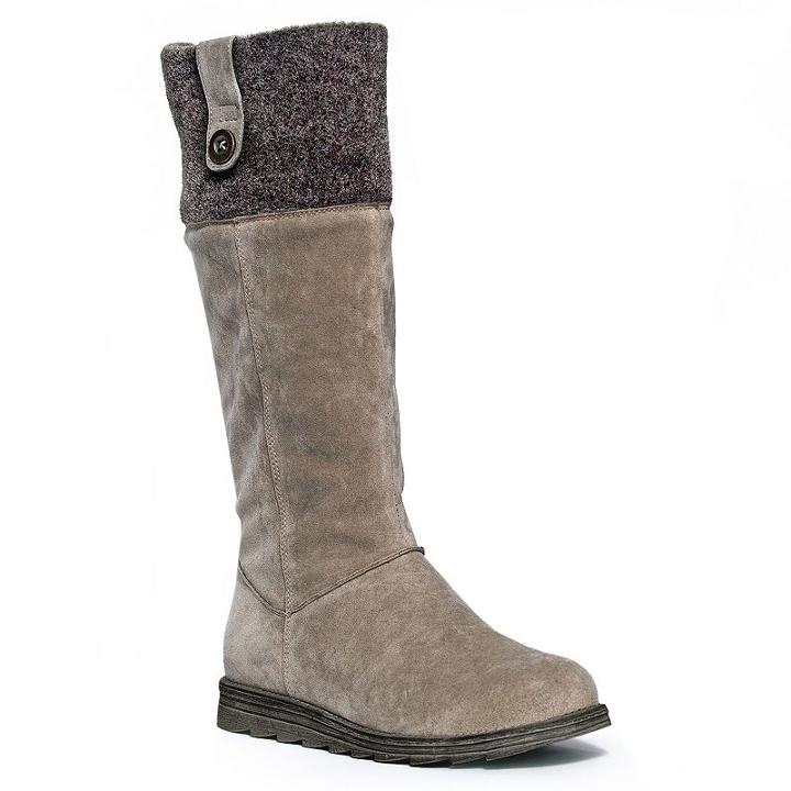 Muk Luks Alicia Women's Tall Boots, Girl's, Size: 7, Brown