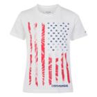 Boys 4-7 Converse Tie-dyed Flag Graphic Tee, Size: 4, White