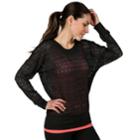 Women's Soybu Zephyr Open Back Yoga Tunic, Size: Xl, Black