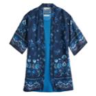 Girls 7-16 & Plus Size Knitworks Sleeveless Dress & Graphic Print Kimono, Size: 20 1/2, Med Blue