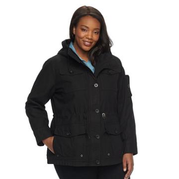 Plus Size Levi's Field Jacket, Women's, Size: 3xl, Black
