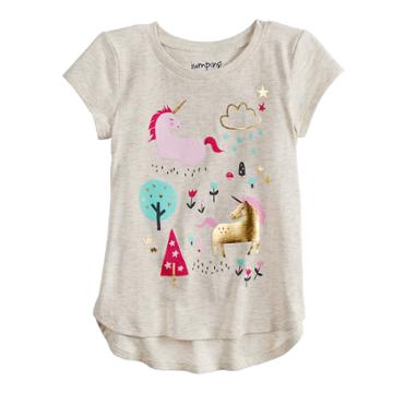 Toddler Girl Jumping Beans&reg; Graphic Tee, Size: 3t, Natural