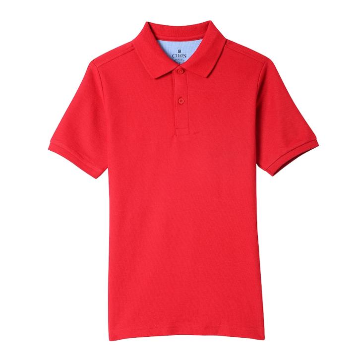 Boys 4-20 Chaps Stitch Polo, Size: 4, Red