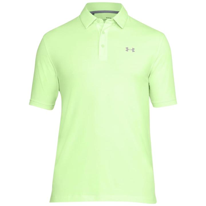 Men's Under Armour Charged Cotton Scramble Golf Polo, Size: Large, Gold