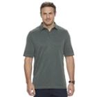 Big & Tall Croft & Barrow&reg; Classic-fit Slubbed Outdoor Performance Polo, Men's, Size: L Tall, Green