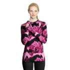 Women's Champion Performax Printed Base Layer Top, Size: Xl, Pink