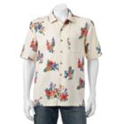 Men's Batik Bay Silk Blend Button-down Shirt, Size: Xxl, White