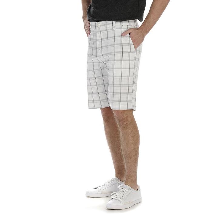 Big & Tall Lee No-iron Elastic Rider Performance Shorts, Men's, Size: 48, White