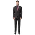 Men's Nick Dunn Modern-fit Unhemmed Suit, Size: 48l 41, Black