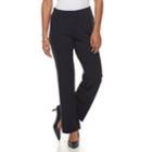 Petite Briggs Scuba Crepe Dress Pants, Women's, Size: 6 Petite, Blue (navy)