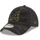 Adult New Era Atlanta Braves 39thirty Memorial Day Flex-fit Cap, Men's, Size: Medium/large, Black
