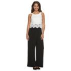 Petite Chaya Lace Popover Jumpsuit, Women's, Size: 4 Petite, Grey (charcoal)