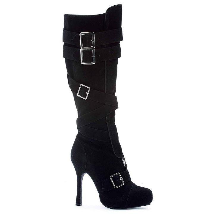 Adult Black Vixen Costume Boots, Size: 6