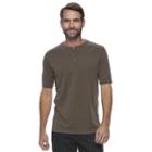 Men's Croft & Barrow&reg; Classic-fit Outdoor Performance Henley, Size: Xl, Brown