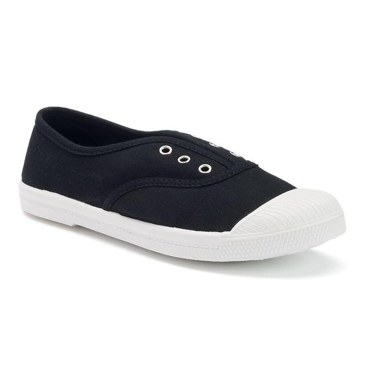 Sonoma Goods For Life&trade; Girls' Slip-on Sneakers, Girl's, Size: Medium (1), Black