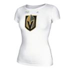 Women's Adidas Vegas Golden Knights Logo Tee, Size: Large, White