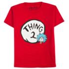 Boys 8-20 & Girls 7-16 Dad & Me Dr. Seuss Thing 2 Graphic Tee, Size: Xl, Brt Red