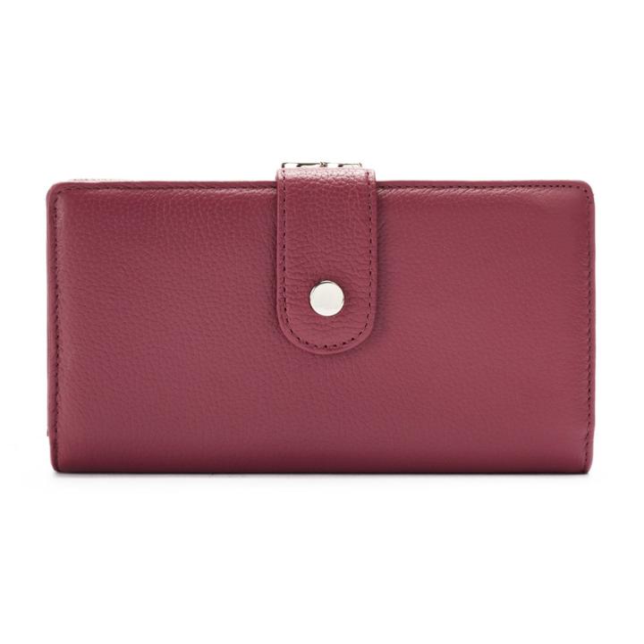 Apt. 9&reg; Soho Leather Rfid-blocking Tab Clutch, Women's, Pink
