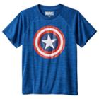 Boys 8-20 Marvel Captain America Shield Tee, Boy's, Size: Medium, Dark Blue