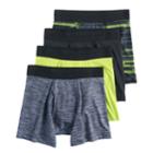 Boys 8-20 Tek Gear&reg; 4-pk Performance Underwear, Size: 10-12, Dark Grey