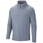 Men's Columbia Alpine Thistle Quarter-zip Pullover, Size: Small, Blue Other