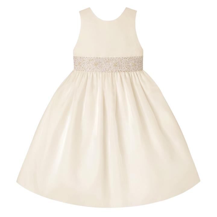 Girls 7-16 & Plus Size American Princess Beaded Waist Organza Dress, Size: 20 1/2, White Oth