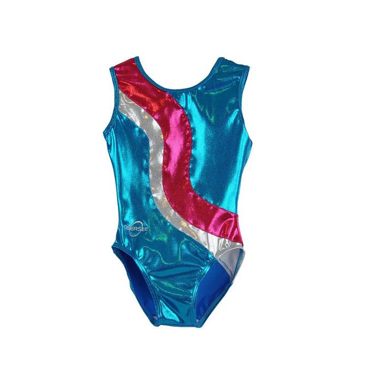 Girls 2-10 Obersee Gymnastics Leotard, Girl's, Size: Xx Small, Turquoise/blue (turq/aqua)