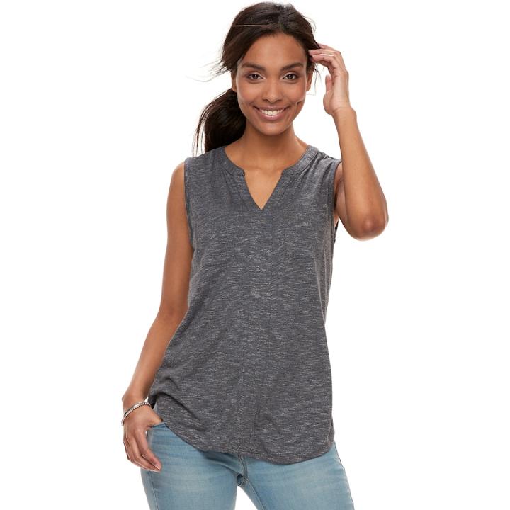 Women's Sonoma Goods For Life&trade; Utility Tank, Size: Small, Black