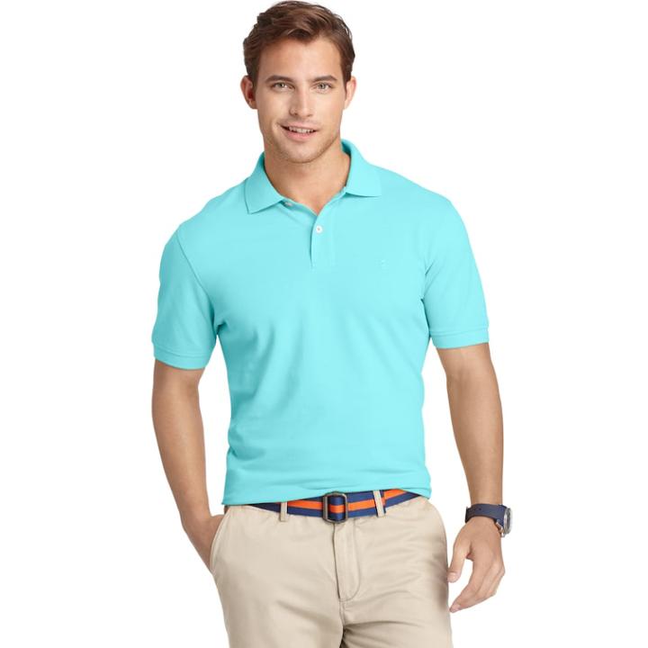 Men's Izod Classic-fit Solid Pique Polo, Size: Xl, Blue