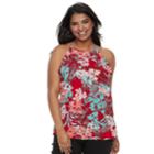 Plus Size Candie's&reg; Ruffle Halter Top, Teens, Size: 2xl, Red