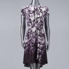 Women's Simply Vera Vera Wang Abstract High-low Sheath Dress, Size: Large, Oxford